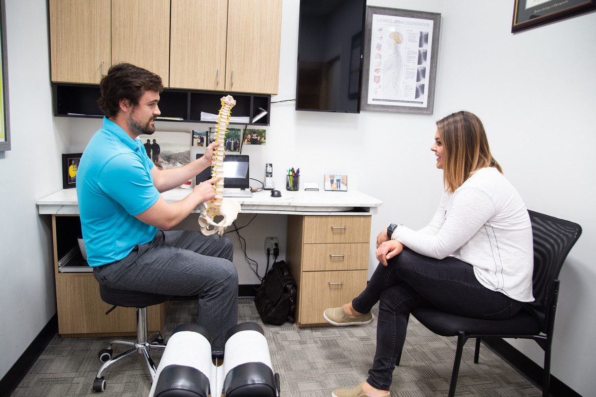 Chiropractor near me Waukee first visit evaluation