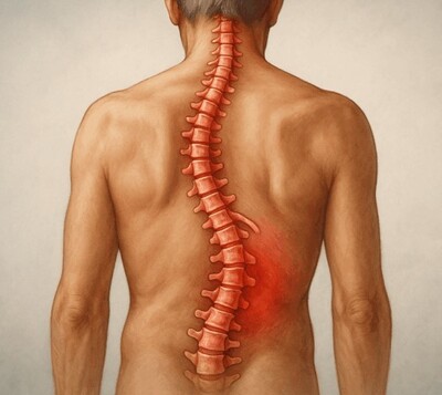 Scoliosis patient seeking Chiropractic care at Core Chiropractic in Waukee, IA